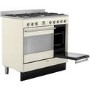 Smeg SUK92P9-1 Concert 90cm Dual Fuel Range Cooker - Gloss Cream