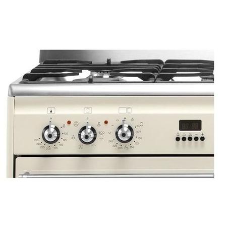 Smeg SUK92P9-1 Concert 90cm Dual Fuel Range Cooker - Gloss Cream