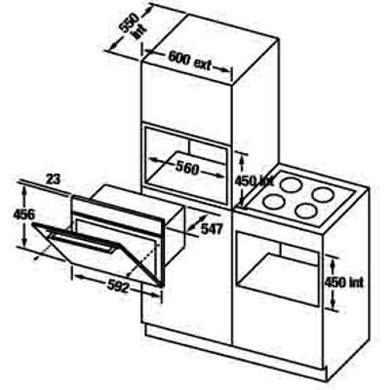 CDA SV451SS Compact Combination Microwave Grill and Fan Oven Stainless Steel