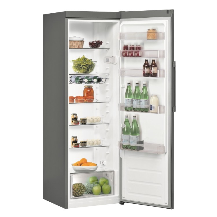 Whirlpool 368 Litre Freestanding Larder Fridge - Optic Inox