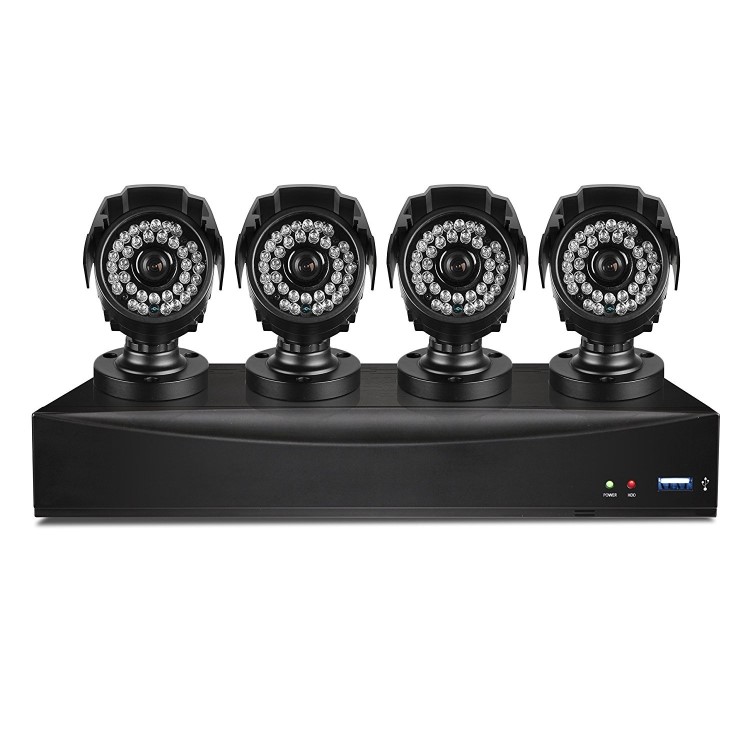 Swann 8 Channel DVR installed with 1TB HDD and  4 x PRO-735 CAMERAS 