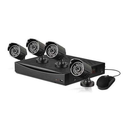 Swann 8 Channel DVR installed with 1TB HDD and  4 x PRO-735 CAMERAS 