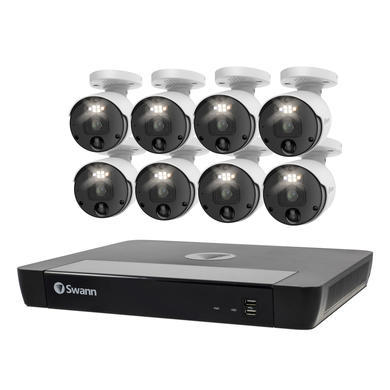 Swann 8 Camera 12MP Mega HD NVR CCTV System with 4TB HDD