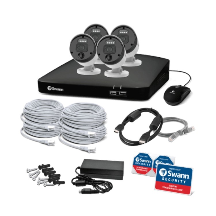 Swann 6 Camera 4K Ultra HD NVR CCTV System with 2TB HDD