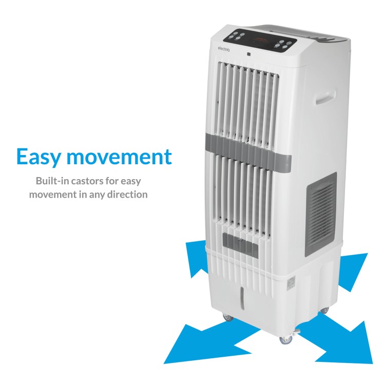 Refurbished electriQ Slim40i 40L Slim Evaporative Air Cooler