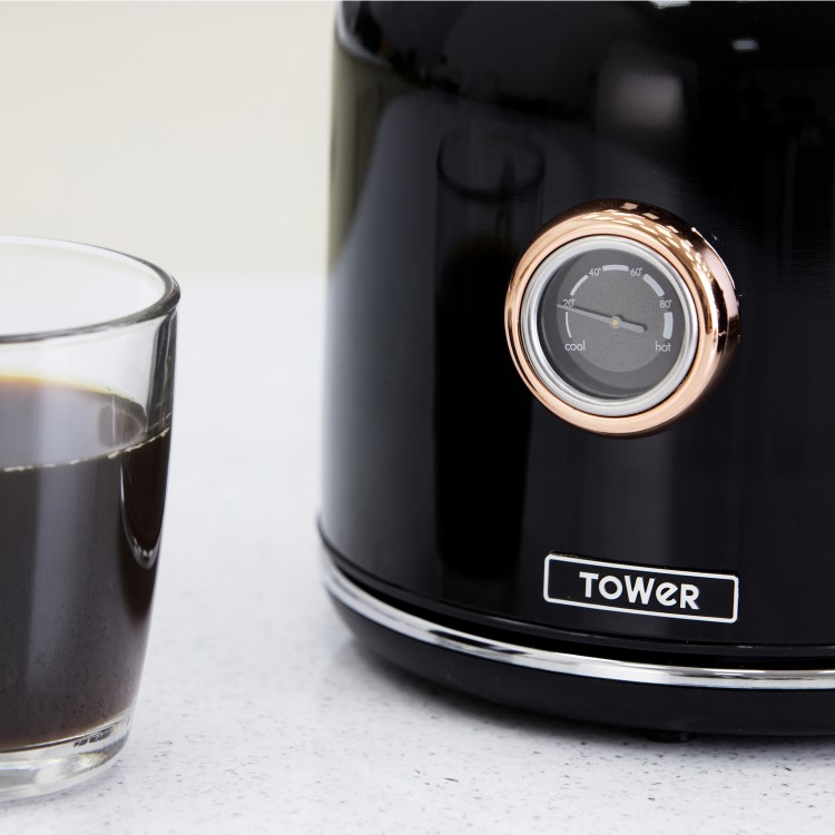 Tower T10020 1.7L Kettle - Rose Gold & Black