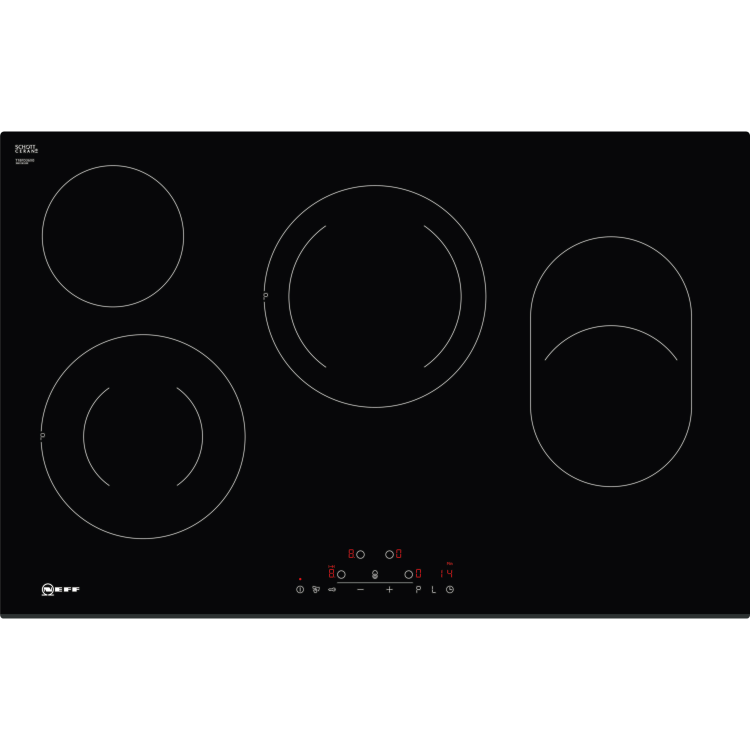 NEFF T18FD36X0 N70 80.2cm TouchControl Four Zone Ceramic Hob With Bevelled Front Edge