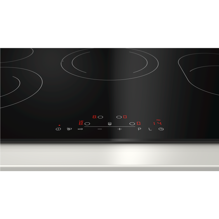 NEFF T18FD36X0 N70 80.2cm TouchControl Four Zone Ceramic Hob With Bevelled Front Edge