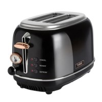 Tower T20016 2 Slice Toaster - Rose Gold & Black