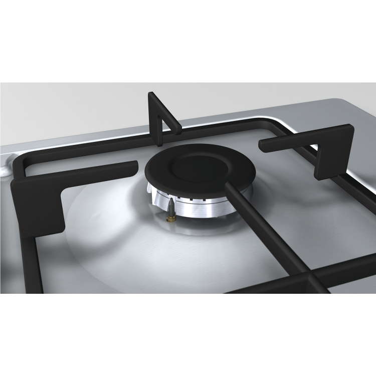 Refurbished Neff N30 T26BR46N0 58cm 4 Burner Gas Hob With Side Controls Stainless Steel