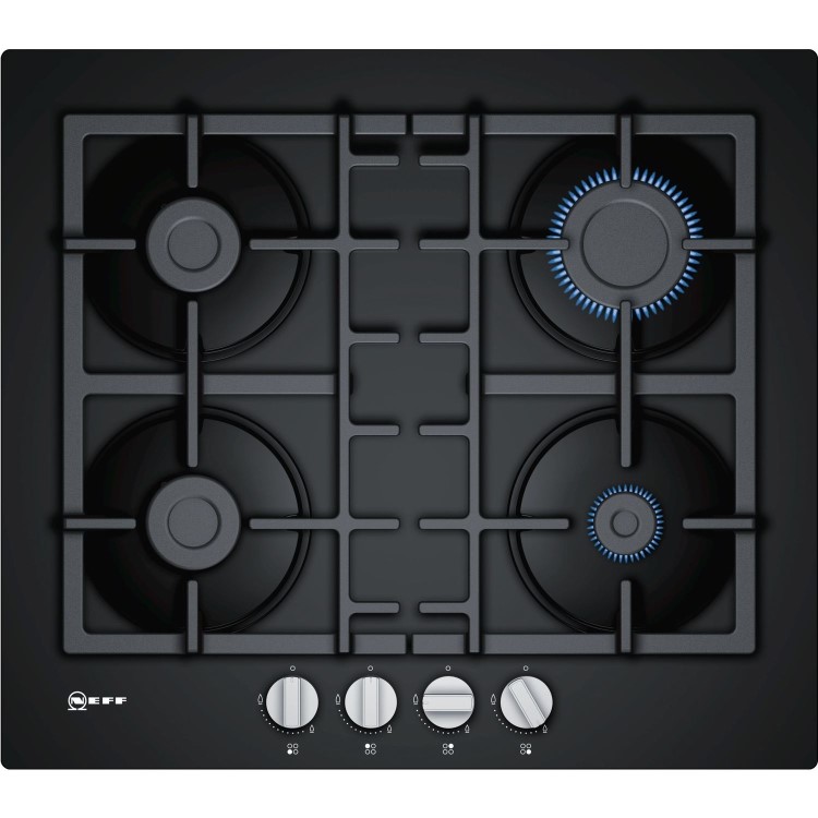 Neff N50 60cm 4 Burner Gas Hob - Black