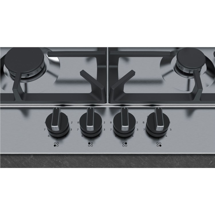 Refurbished Neff N70 T26DS59N0 60cm 4 Burner Gas Hob Stainless Steel