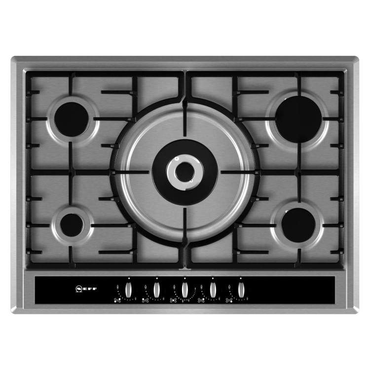 Neff T26S56N0 Series 2 70cm 5 Burner Gas Hob with FSD