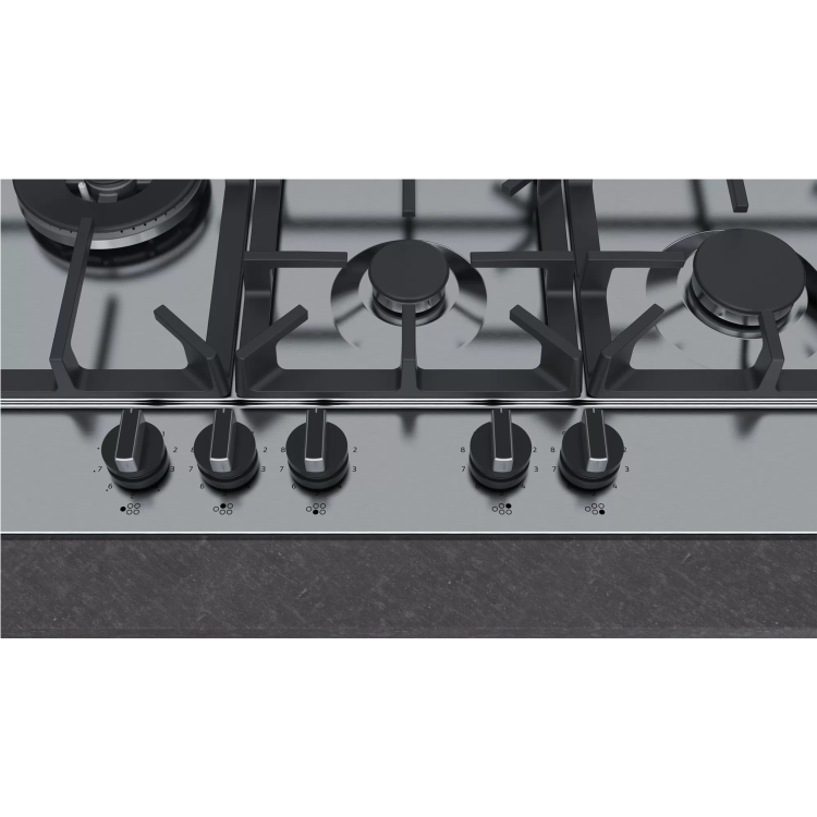 Neff N70 75cm 5 Burner Gas Hob - Stainless Steel