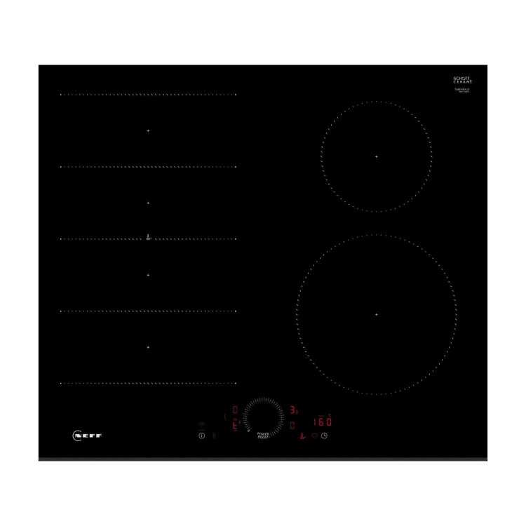 Neff N70 Series 60cm 4 Zone Induction Hob with FlexInduction - Black