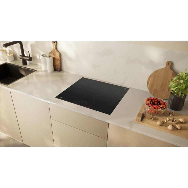 Neff N70 Series 60cm 4 Zone Induction Hob with FlexInduction - Black