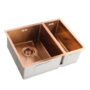 1.5 Bowl Copper Undermount Stainless Steel Kitchen Sink- Enza Tamara