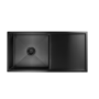 Single Bowl Black Inset Stainless Steel Kitchen Sink- Enza Tamara