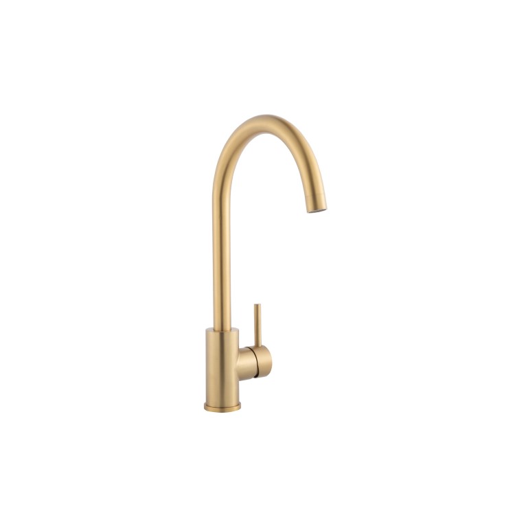 Enza Tamara Single Lever Monobloc Mixer Kitchen Tap- Brass