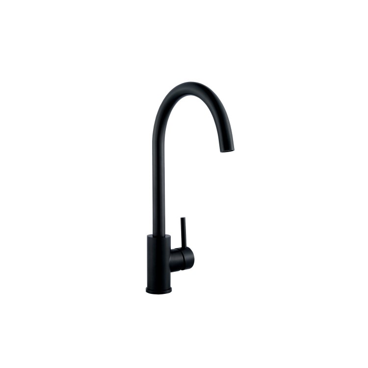 Enza Tamara Single Lever Monobloc Kitchen Mixer Tap- Black