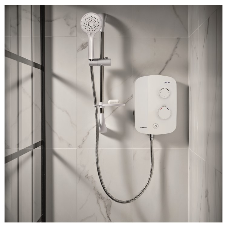 Triton Silent Running Thermostatic Power Shower Set