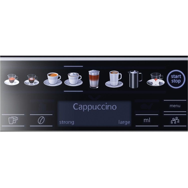 Siemens TE651209GB EQ.6 Plus S100 Fully Automatic Coffee Machine - Black