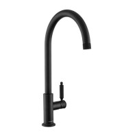 Rangemaster Hemlock Single Lever Monobloc Mixer Kitchen Tap- Matt Black