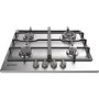 Indesit THP641WIX 59cm Four Burner Gas Hob - Stainless Steel