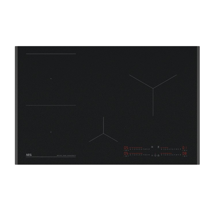 AEG 6000 Series 80cm 4 Zone Induction Hob with Bridge Zone