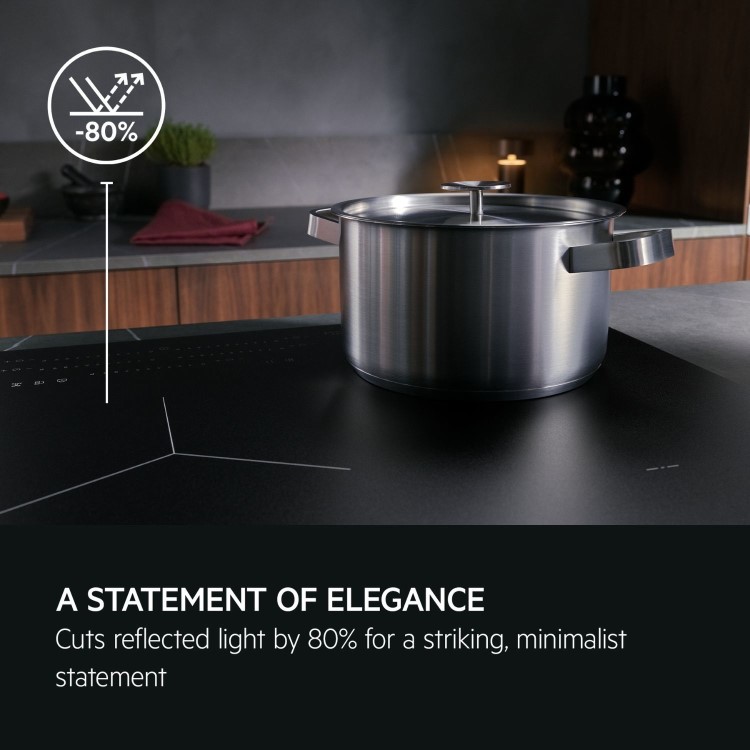 AEG 6000 Series 80cm 4 Zone Induction Hob with Bridge Zone