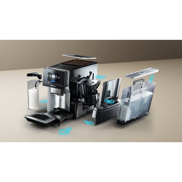 Siemens EQ700 Automatic Bean to Cup Coffee Machine - Stainless Steel