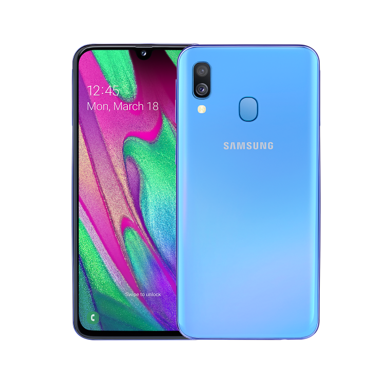 Refurbished Samsung Galaxy A40 Black 5.9" 64GB 4G Unlocked & SIM Free Smartphone