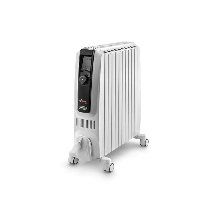 Delonghi TRDX41025E 2.5kW Dragon 4 Pro  Digital Oil Filled Radiator with Expanded Radiant Surface