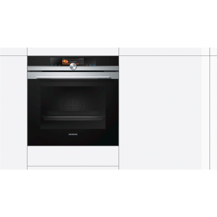 Siemens HB678GBS6B iQ700 Built In Electric Single Oven - Stainless Steel