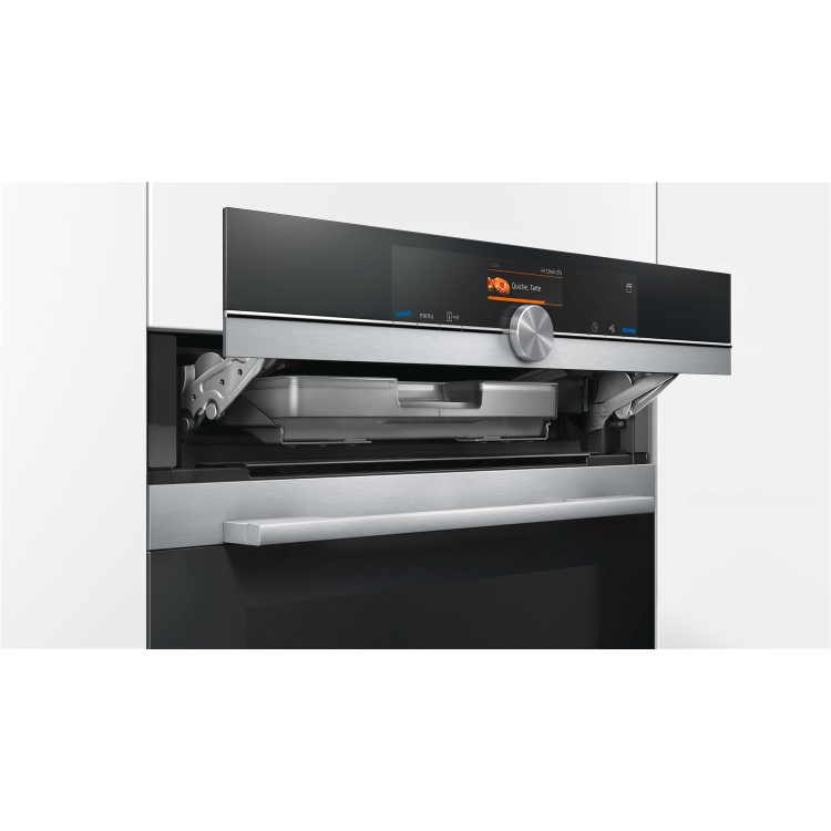 Siemens iQ700 Electric Single Oven with Added Steam Function - Stainless Steel