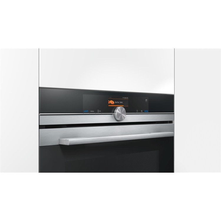 Siemens iQ700 Electric Single Oven with Added Steam Function - Stainless Steel