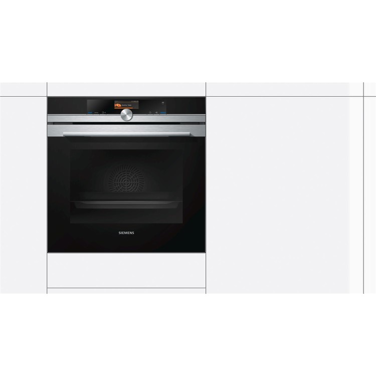 Siemens iQ700 Electric Single Oven with Added Steam Function - Stainless Steel