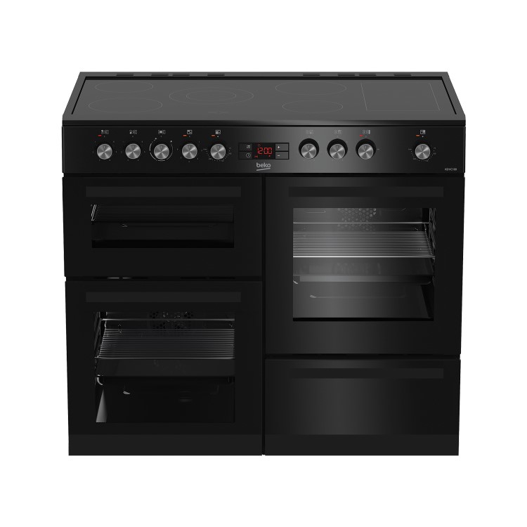 Beko 100cm Electric Range Cooker - Black