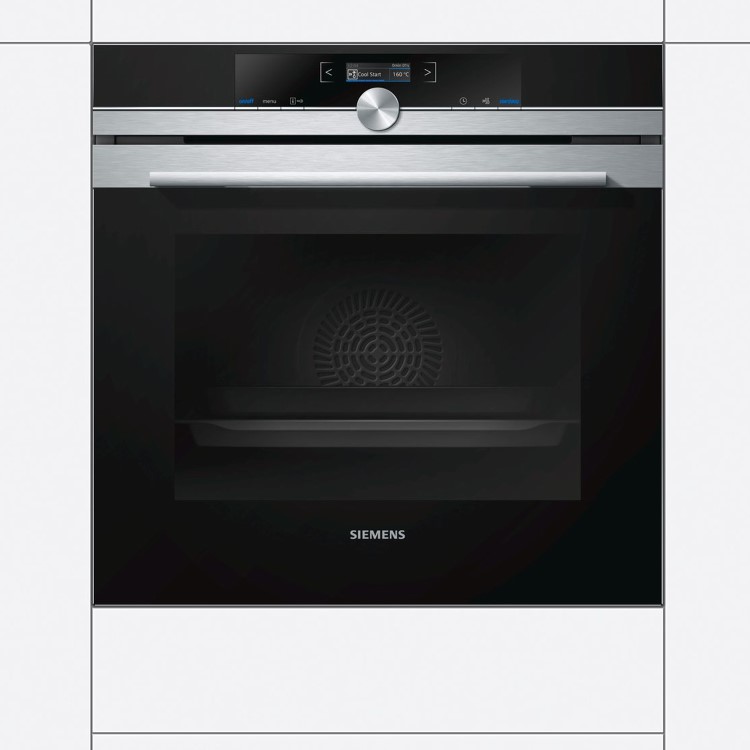 Siemens iQ700 71L Electric Fan Single Oven - Stainless Steel