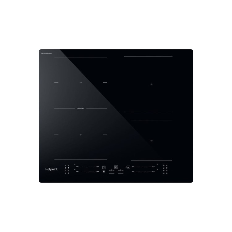 Hotpoint CleanProtect 59cm 4 Zone Induction Hob with Flexi Space