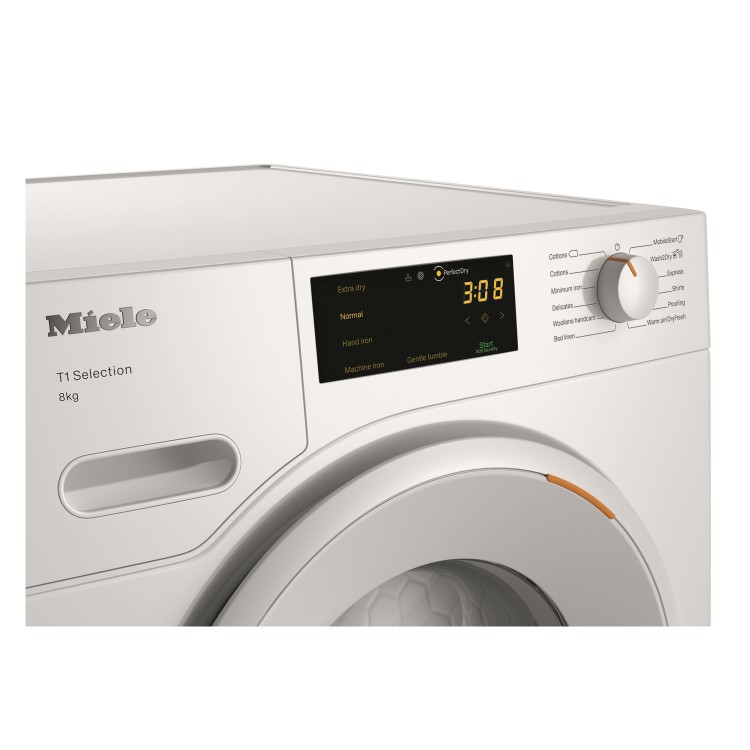 Miele T1 Selection 8kg Heat Pump Tumble Dryer - White