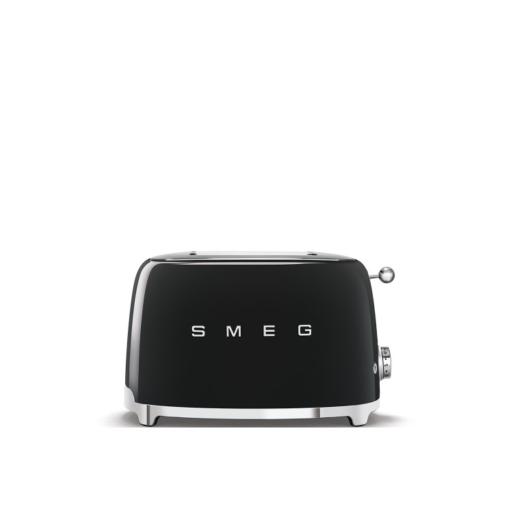 Smeg TSF01BLUK Black Retro 2 Slice Toaster