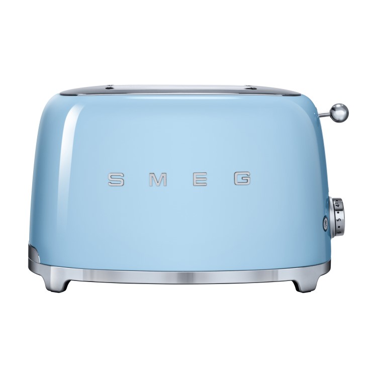 Smeg TSF01PBUK Pastel Blue Retro Style 2 Slice Toaster