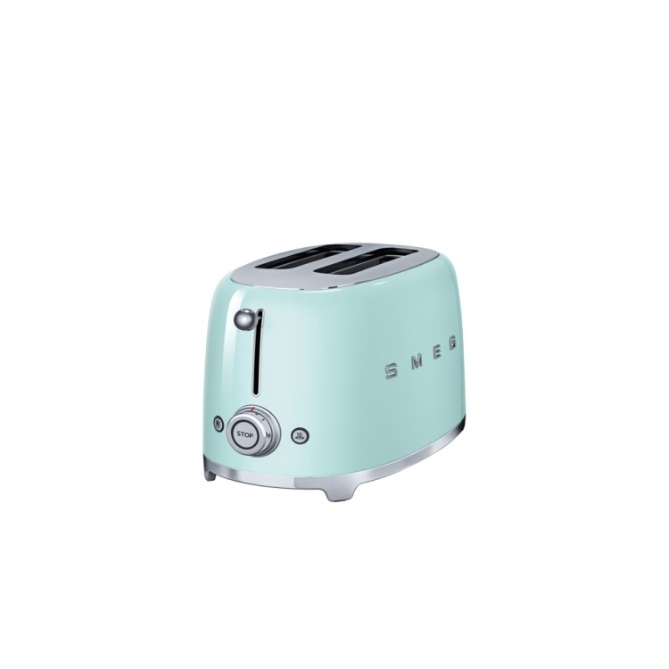 Smeg TSF01PGUK Pastel Green Retro Style 2 Slice Toaster