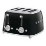 Smeg Black Retro 4 Slice Toaster