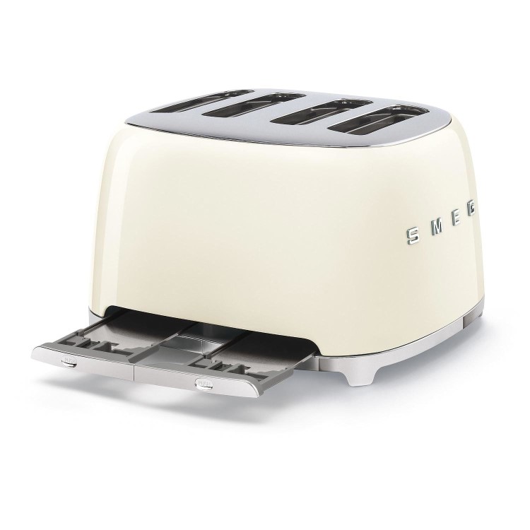 Smeg TSF03CRUK Cream Retro 4 Slice Toaster