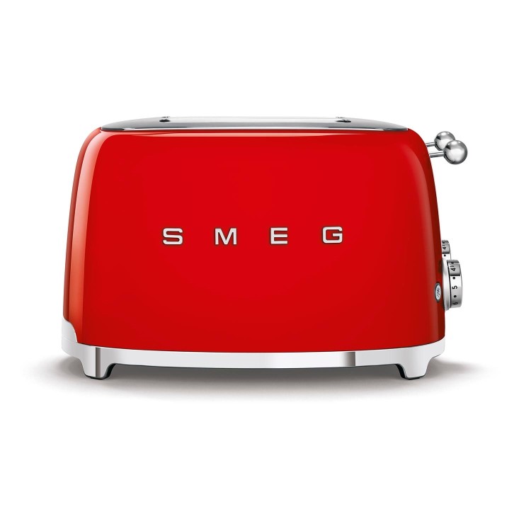 Smeg TSF03RDUK Red Retro 4 Slice Toaster