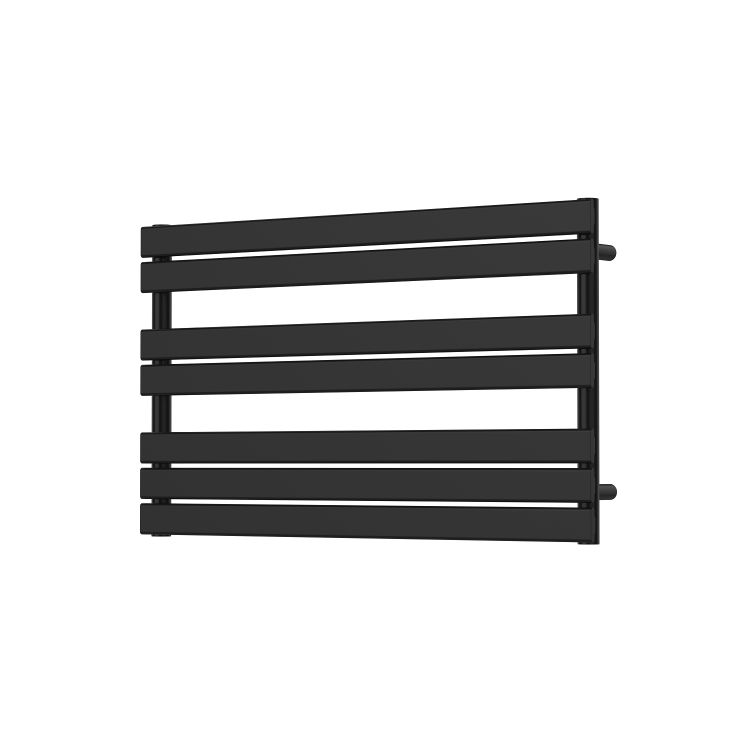 GRADE A2 - Black Heated Towel Rail Radiator 600 x 1000mm - Tundra