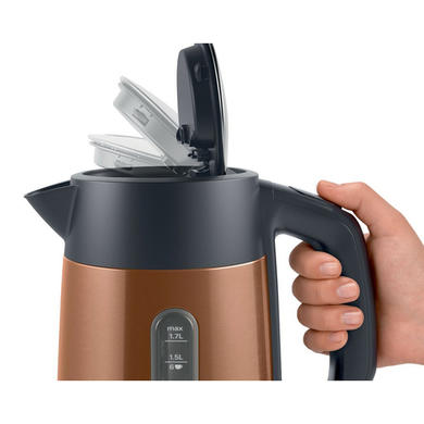 Bosch TWK4P439GB DesignLine 1.7L Jug Kettle - Copper