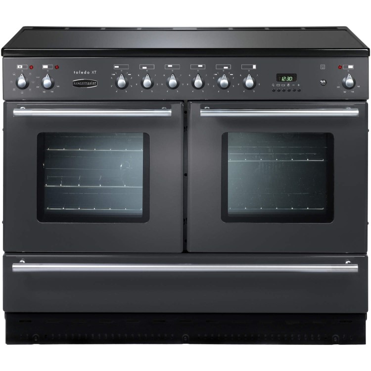 Rangemaster 77280 Toledo XT 110cm Electric Range Cooker With Ceramic Hob - Gunmetal Grey